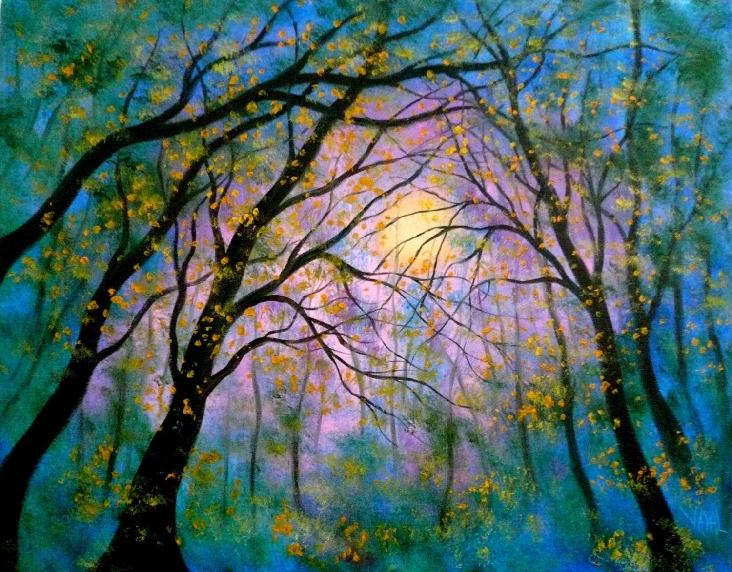 Spring Sunshine LARGE Print by Vadal 12 x 18