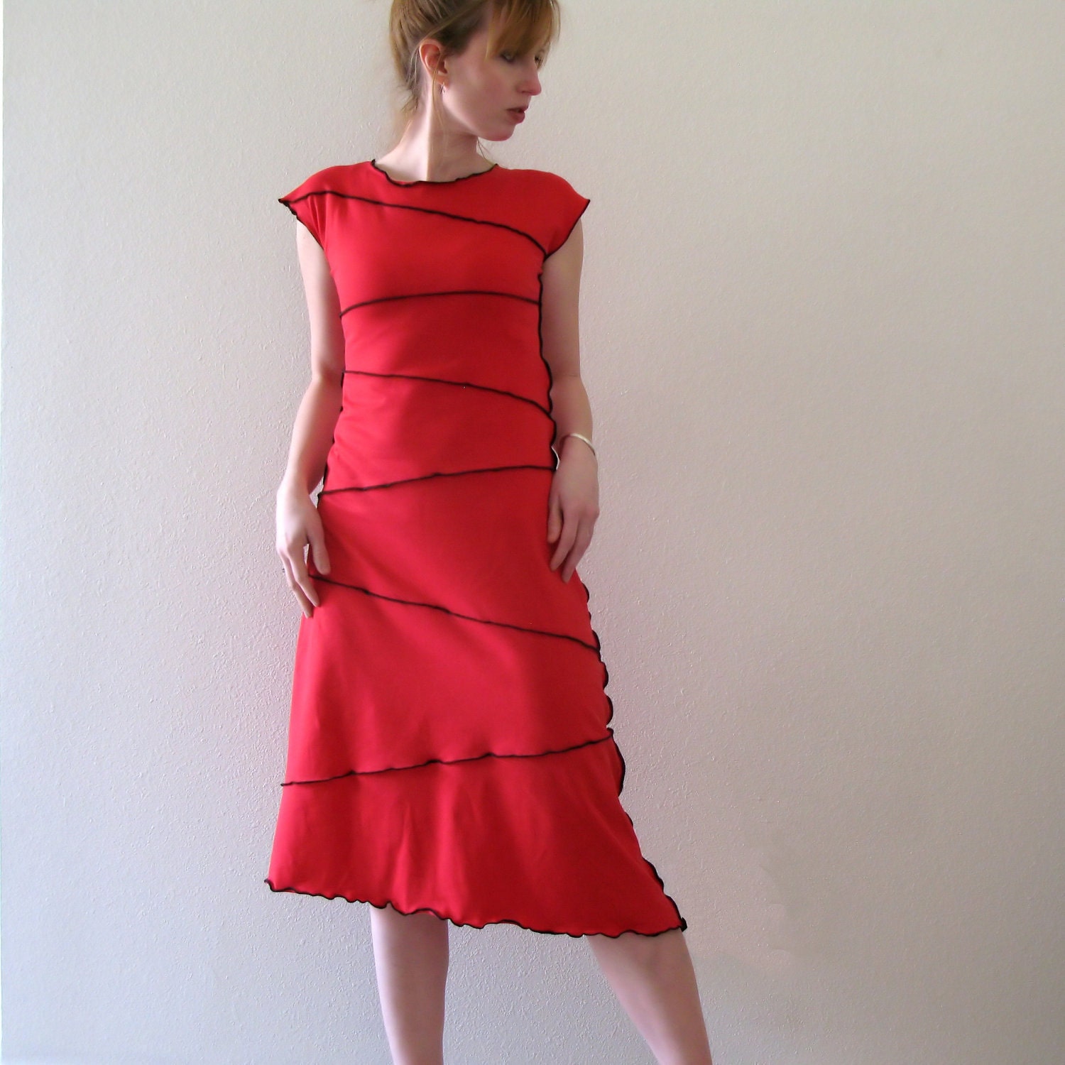 Switchback Flare Dress