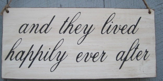 Rustic Wedding Here Comes the Bride and They Lived Happily Ever After Sign Double sided Ring Bearer Flowergirl Photo Prop