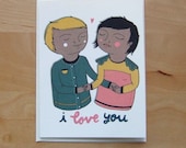 I love you - Greeting Card