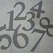 11-20 Gray Chipboard Numbers-Table Numbers-Wedding Tables