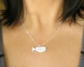 Mini Vegan Fish pendant