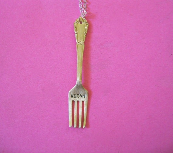 Vegan Fork Necklace