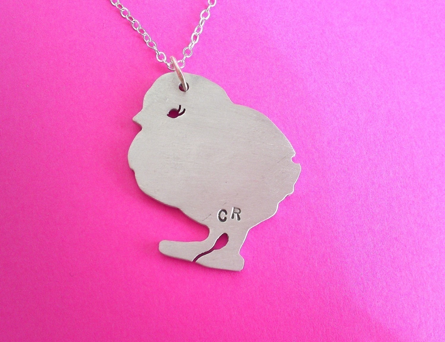 Not a Nugget Eco Friendly Chick pendant