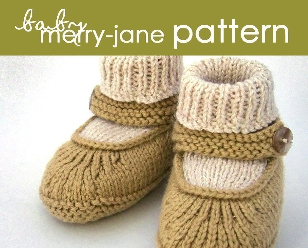 Baby Merry-Jane PDF PATTERN - (1-6 and 6-12 months)