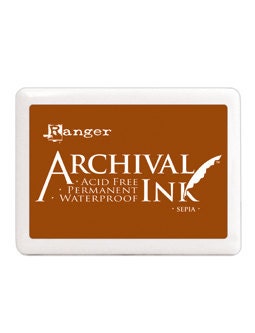 Sepia Jumbo Archival Ink Pad Ranger Industries