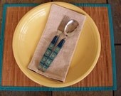 Personalized Cloth Napkin- Set of 4- Double Layer- Hand Embroidered - Eco Friendly
