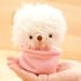 Amigurumi bear in pink plush toy - made to order - Happy Pinu with hat -