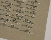Twig Study - Original Gocco Print