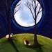 Come Back Welsh Corgi dog print by Todd Young