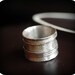Merry go round spinner silver ring,