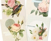Flowers- Digital PDF ACEO Tags for Download and Print