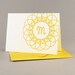 Doily Custom Personalized Stationery / Personalized Stationary Set of 16