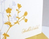 Set of 16 - Flower Blossoms- Personalized Stationery