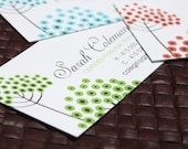 Mod Tree Calling Cards - set of 100