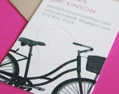 Vintage Bicycle Calling Cards -  set of 100