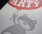 Set of 8 Its a party fill in invites