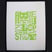 11" x14" Letterpress Alphabet Poster