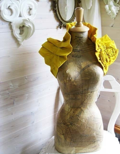 Regal Yellow Dupioni Raw Silk Wrap
