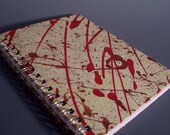 Splashes of Abstraction Spiral Notebook - Large Size - Ecofriendly