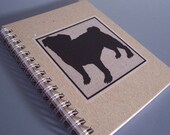 Pug Spiral Notebook - Recycled Paper