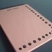 Personalized Paw Print Border Notepad - You Choose Name, Font, and Paper Color - Recycled Paper