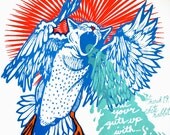Poster - Screeching Weasel San Antonio silkscreened poster
