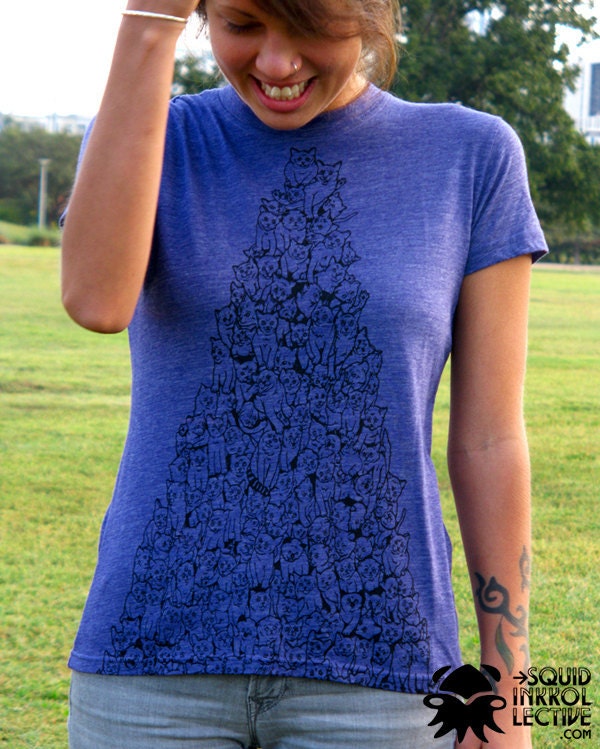 Cat Pyramid shirt - womens sizes - CLEARANCE