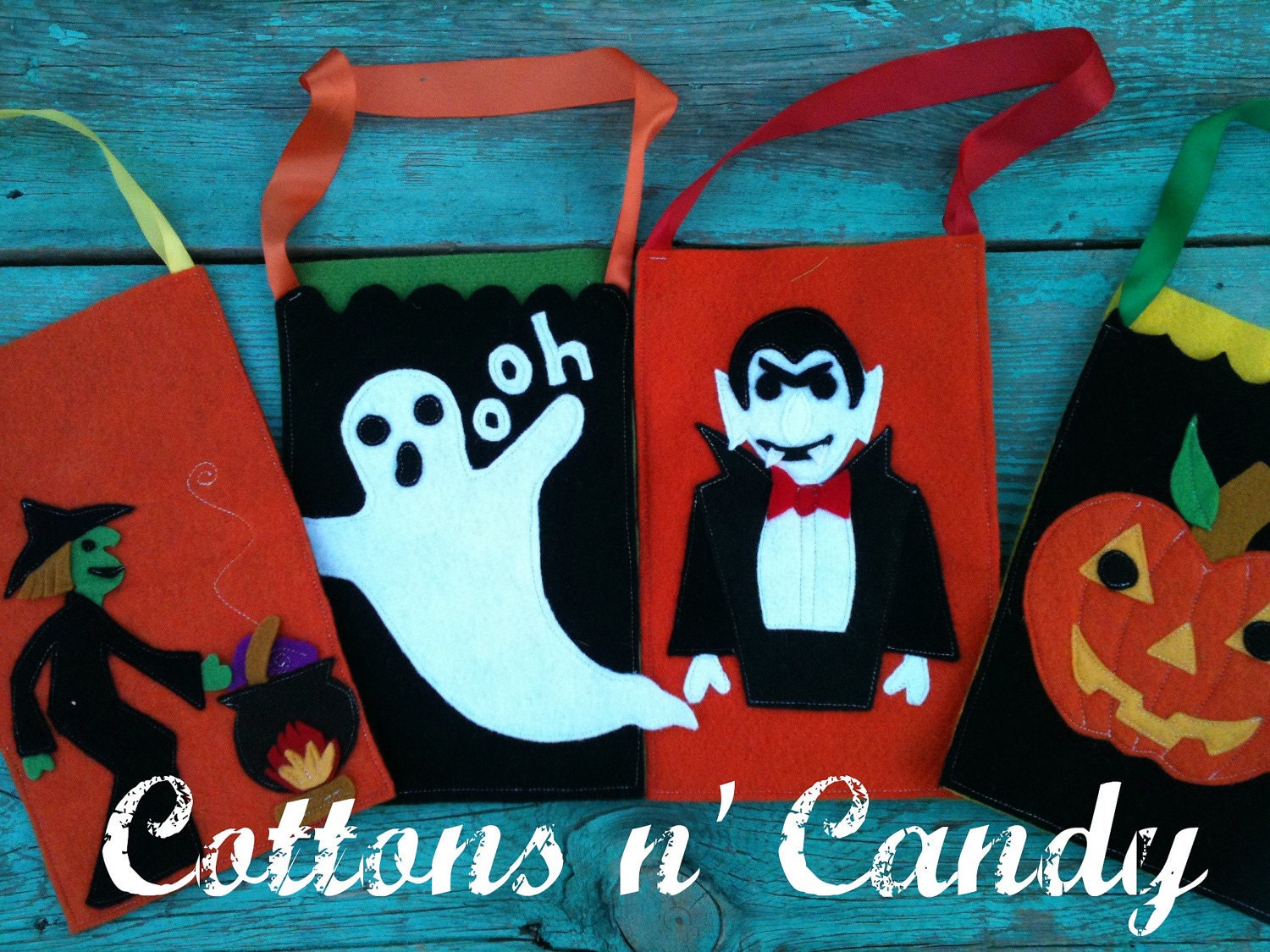 4 Boutique Birthday Halloween goodie bags party favors gift bags goody bags