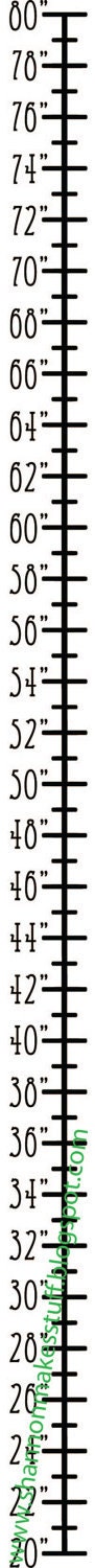Skinny 20-80 inch growth chart