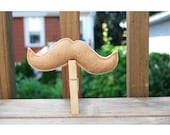 Mustache catnip toy - blond / tan