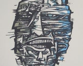 Ribbons limited edition screenprint