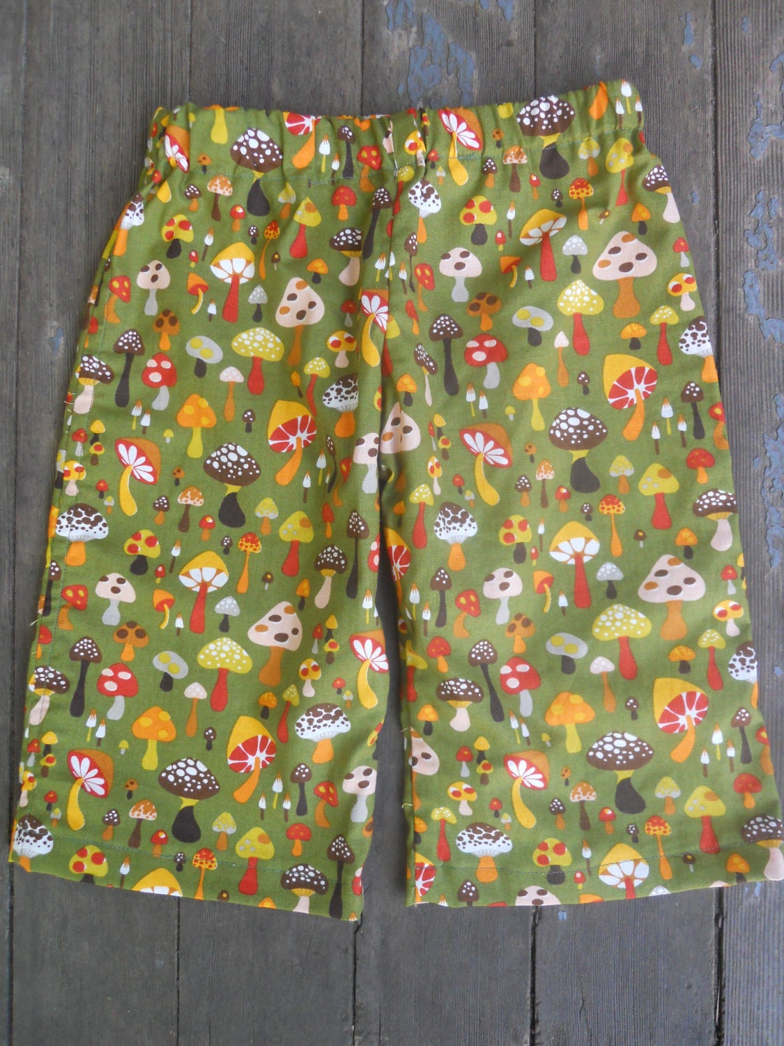 Funky Mushroom Toddler Pants 6M-3T