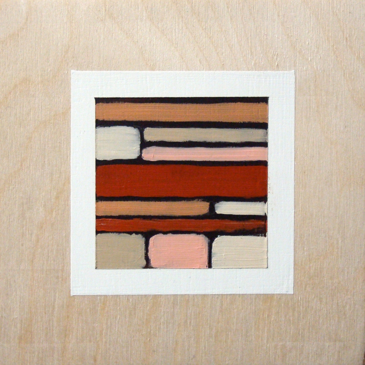 Abstract Art Oil Painting - Little Boxes
