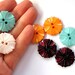 Buttons Bakelite Repro x8