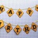 Dump Truck Construction Happy Birthday Banner