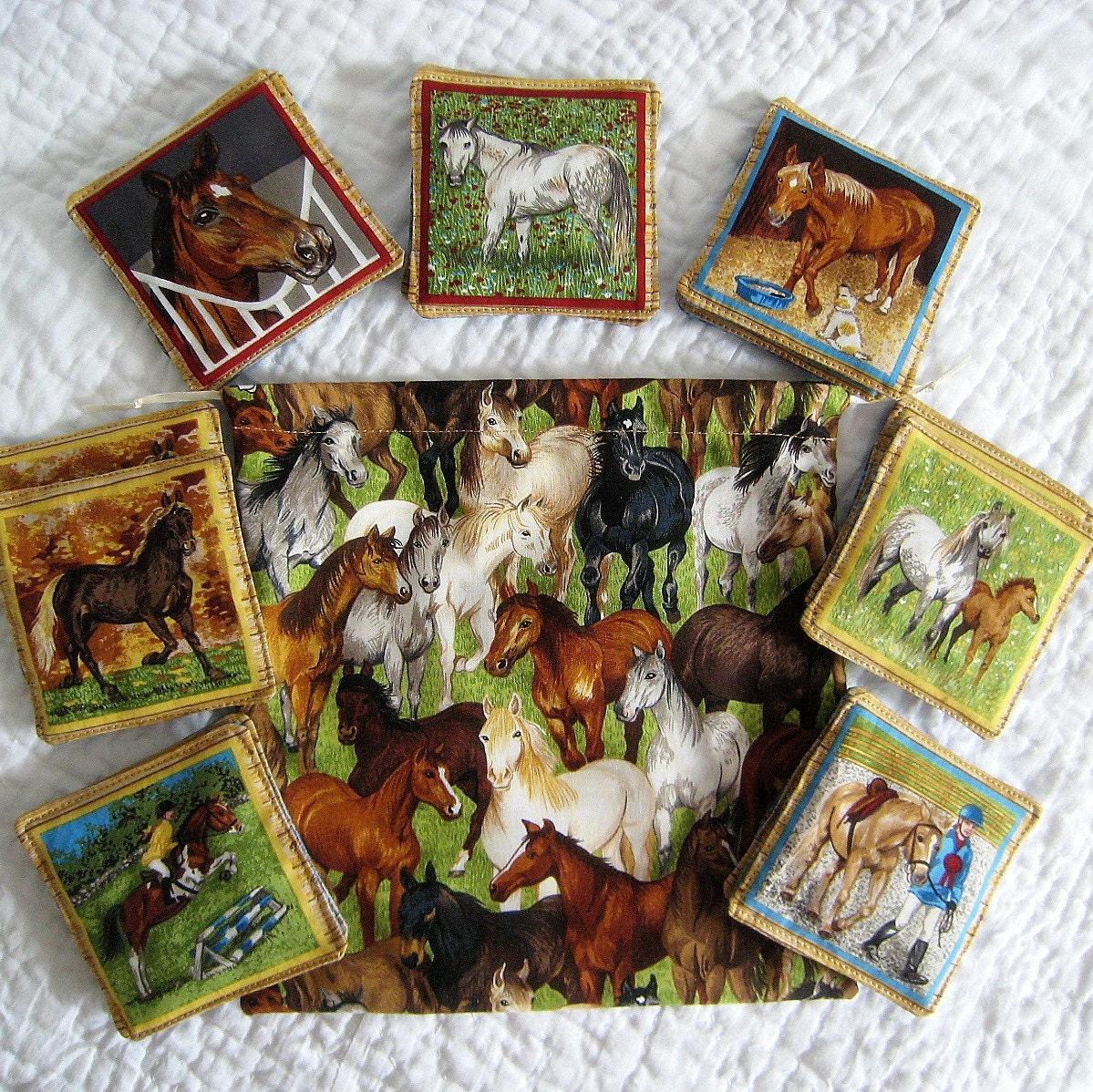 Equestrian Memory Matching Game - Educational for Children