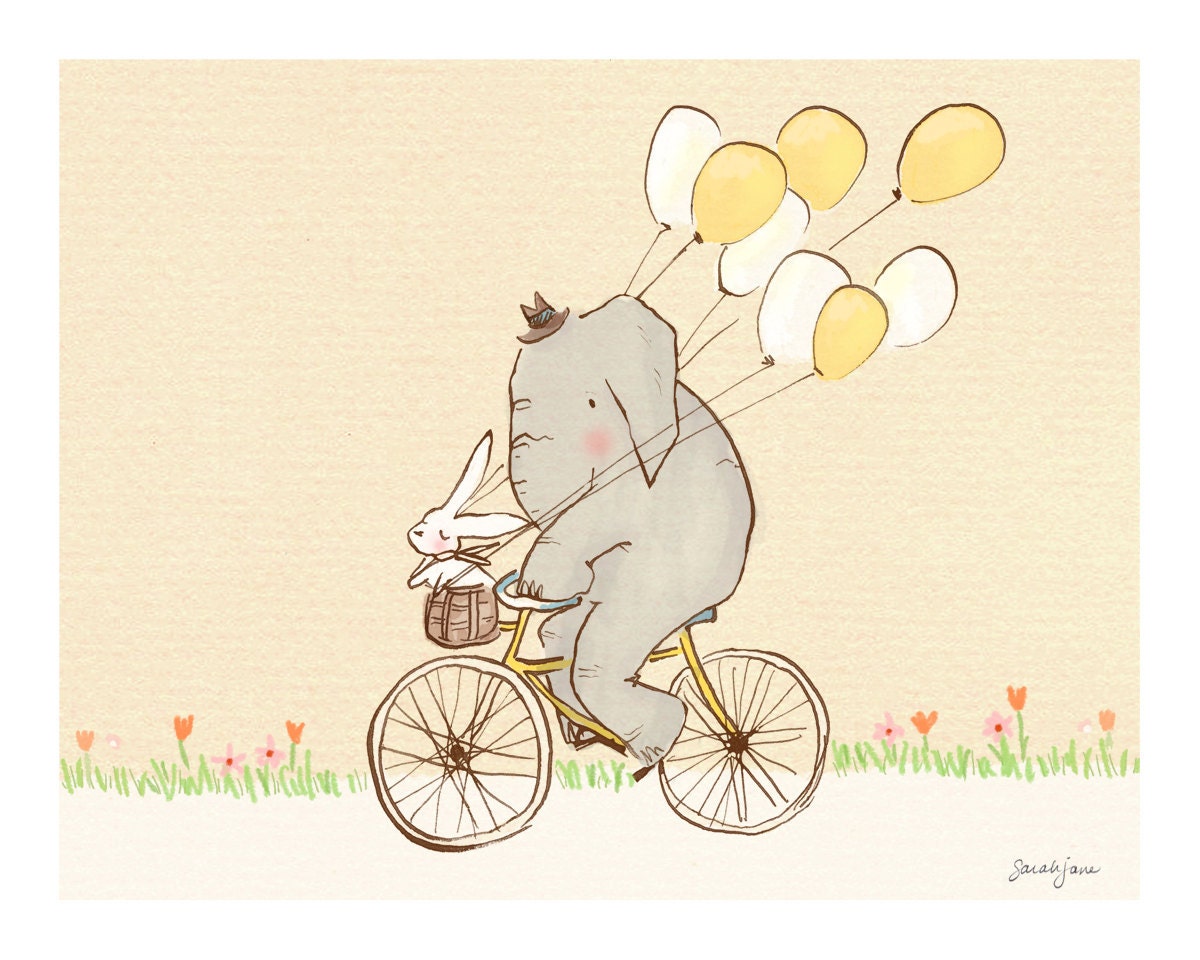 Children's Wall Art Print - Wellesley & Winslow Summer Ride - 8x10