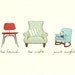 The three bears revisited--boy chairs