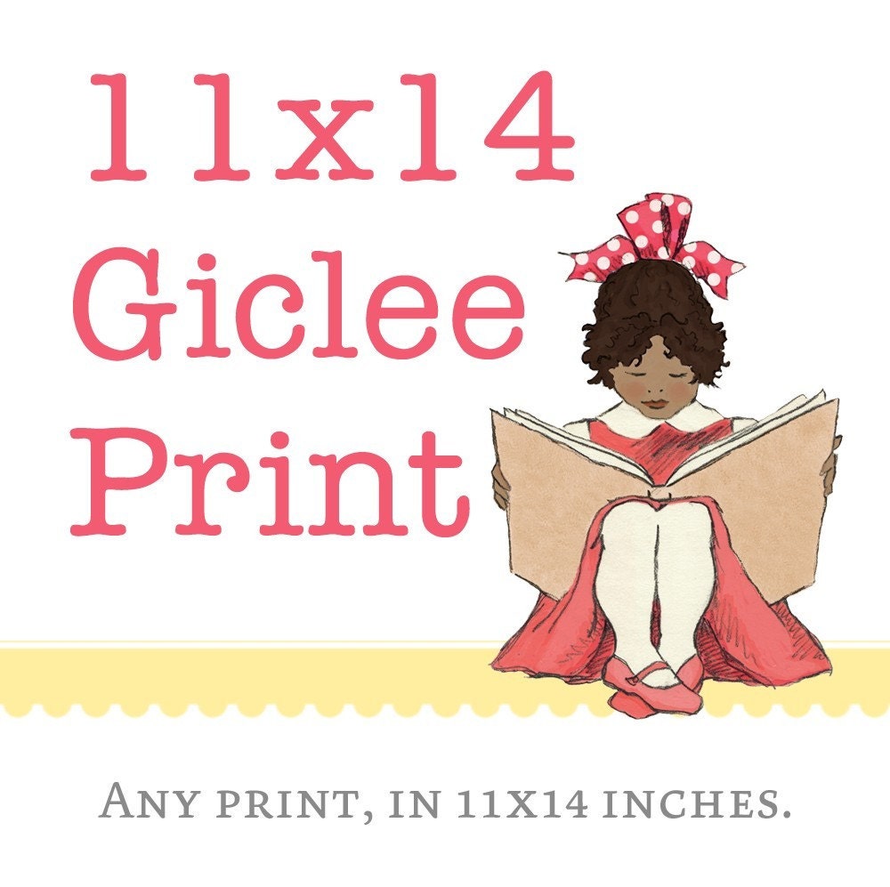 Children's Wall Art Print - 11x14 PRINT