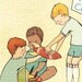 Children's Wall Art Print - Rocket Launch Club - 8x10 - Boy Kids Nursery Room Decor