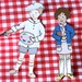 Paper Dolls - PDF Printable - My First Trip to Paris - 6 dolls and outfits