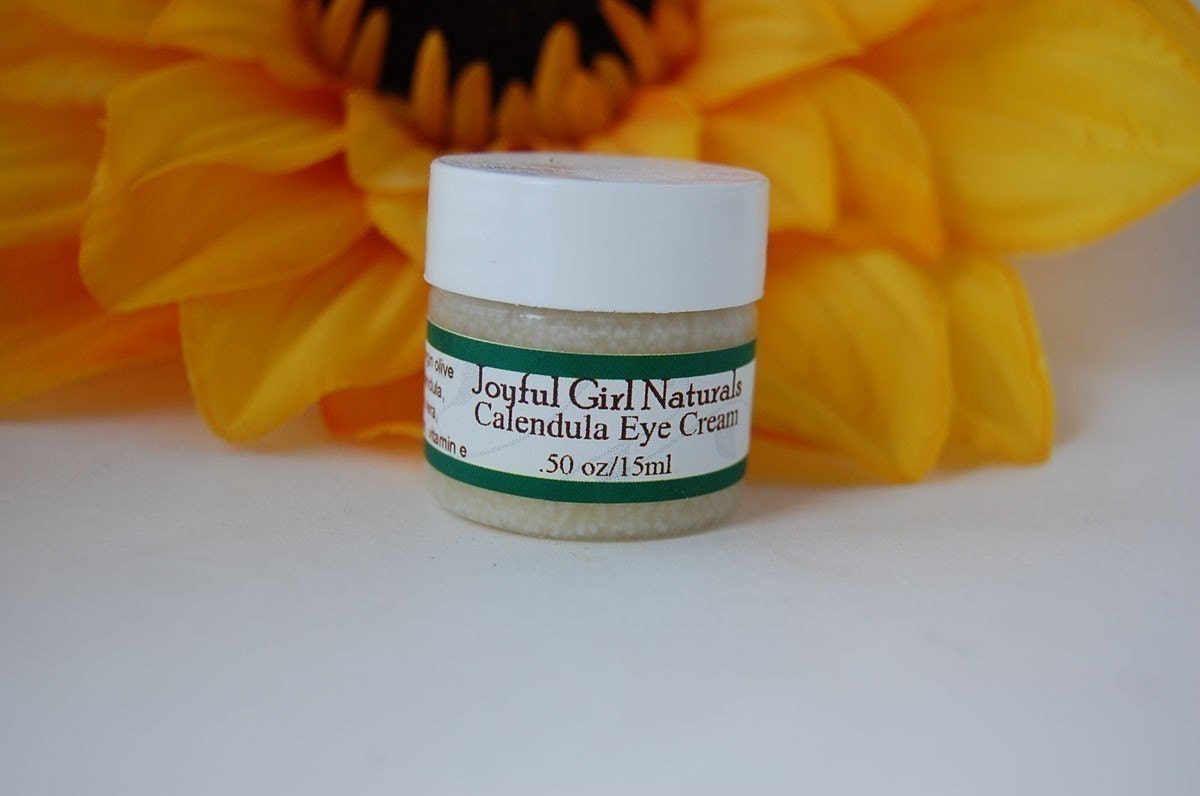 Organic calendula eye cream