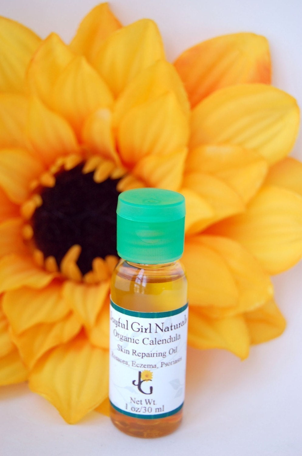 Healing Calendula Oil Rosacea, Psoriasis,
