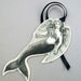 Mermaid, Merm-angel Bookmark, Resin Scrimshaw