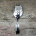 CAT clothing hook recycled stainless spoon home decor