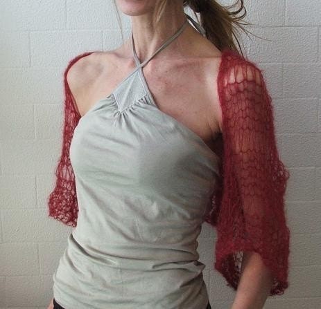 Cerese pinky Red Summer Shrug
