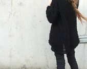 RESERVED for Tash, The iLE AiYE warm comfy sweater in Black Ltd Edition in this shade/yarn