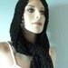 STYLING IT Black Hoodie scarflette