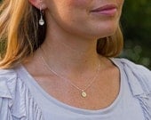 Petite Sterling Initial Necklace